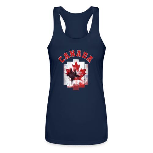 Canadian Pulse - Women’s Performance Racerback Tank Top
