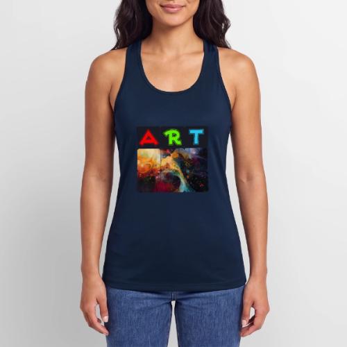 Waves of Art - Women’s Performance Racerback Tank Top