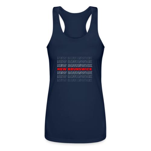 New Brunswick Style - Women’s Performance Racerback Tank Top