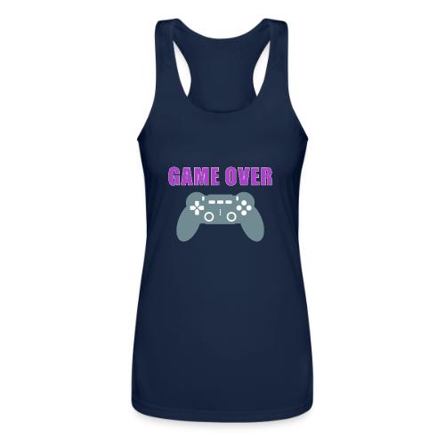 Game Over Gamer Controller Design - Women’s Performance Racerback Tank Top