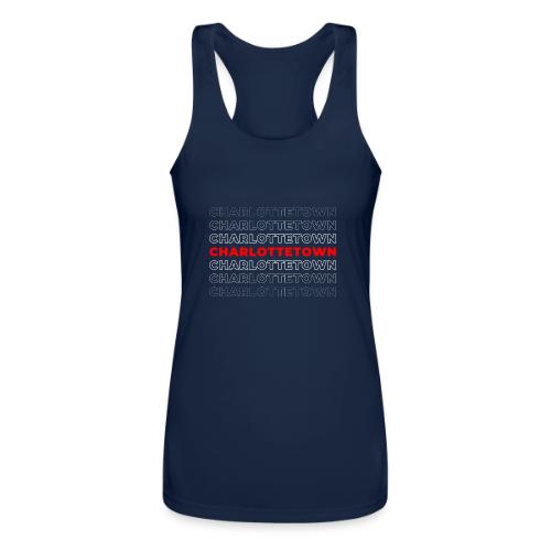 Charlottetown Character - Women’s Performance Racerback Tank Top