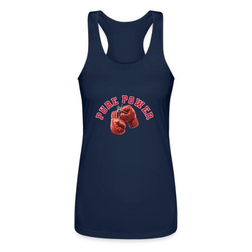 Boxing: Pure Power Punch - Women’s Performance Racerback Tank Top