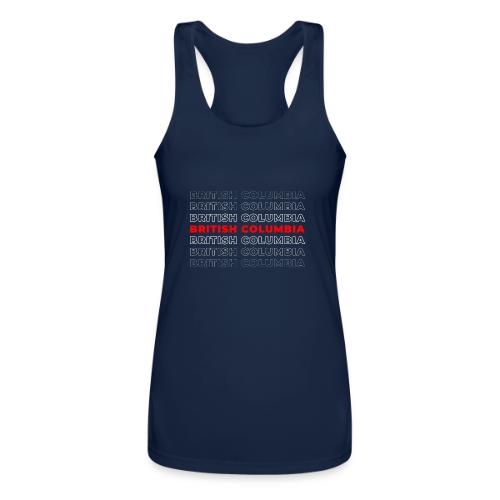British Columbia Bold - Women’s Performance Racerback Tank Top