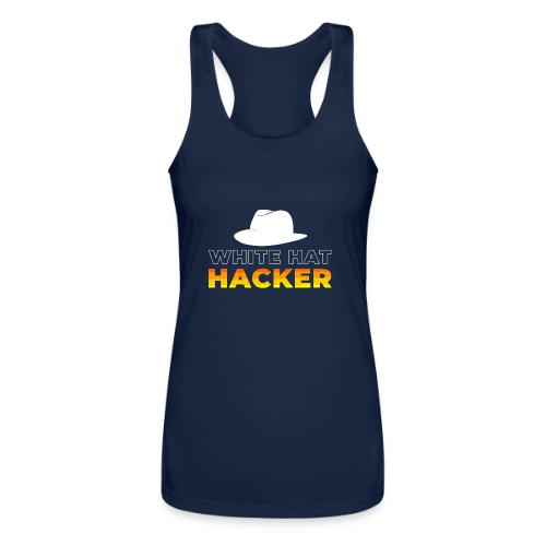White Hat Hacker - Women’s Performance Racerback Tank Top