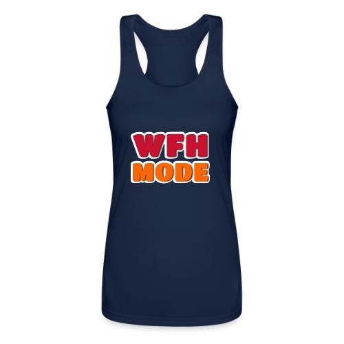 WFH Mode Remote Work Lifestyle Design - Women’s Performance Racerback Tank Top