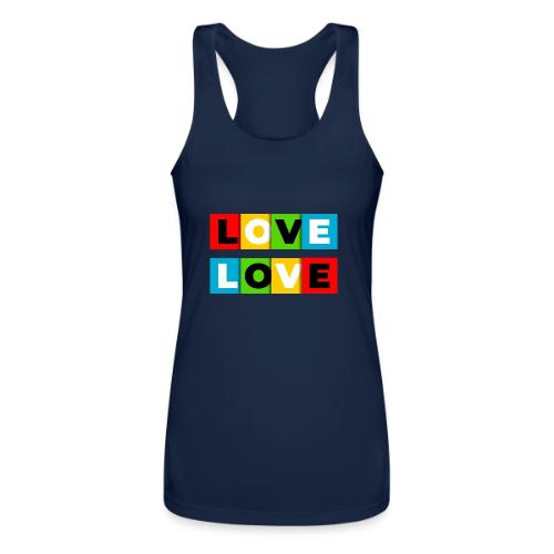 Love in Color - Women’s Performance Racerback Tank Top