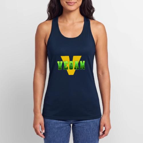Vegan Energy V - Women’s Performance Racerback Tank Top