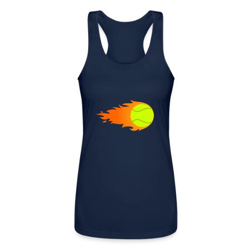 Tennis Ball - Women’s Performance Racerback Tank Top