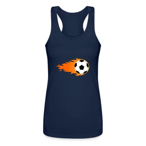Soccer Ball - Women’s Performance Racerback Tank Top