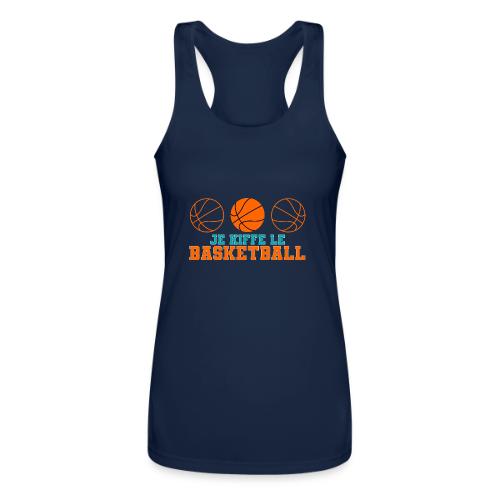 I love basketball - Women’s Performance Racerback Tank Top