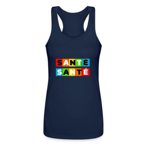 Santé en couleurs - Women’s Performance Racerback Tank Top