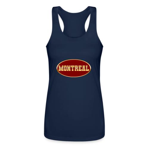 Montreal in Gold - Women’s Performance Racerback Tank Top