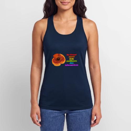 Thank you to the best educator - Women’s Performance Racerback Tank Top