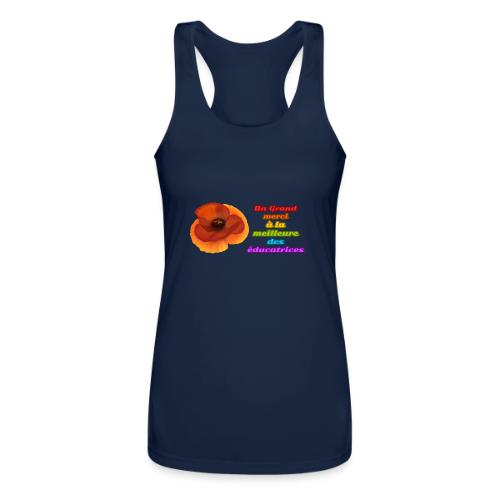 Thank you to the best educator - Women’s Performance Racerback Tank Top