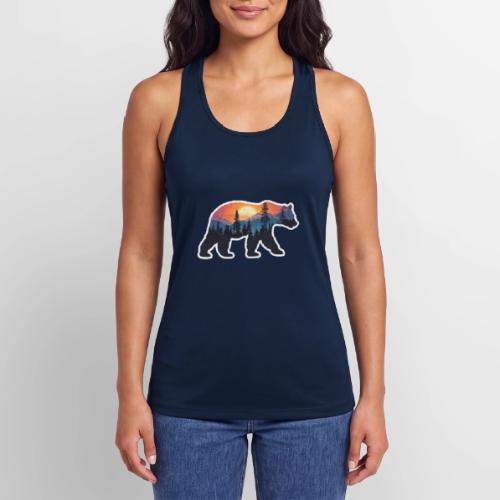 Mountain Spirit Bear - Women’s Performance Racerback Tank Top