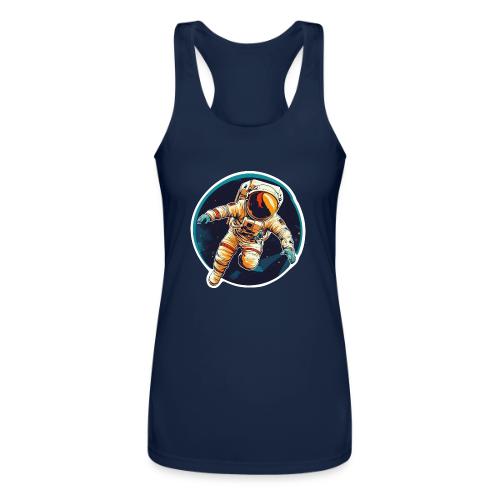 Astronaut: Dream, explore, discover! - Women’s Performance Racerback Tank Top