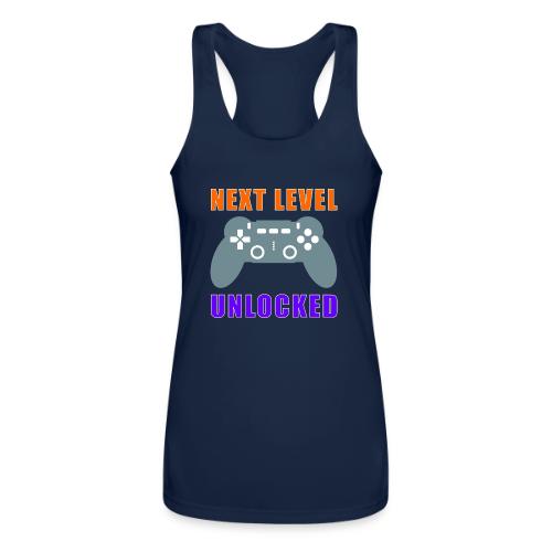 Next Level Unlocked Gamer Design - Women’s Performance Racerback Tank Top