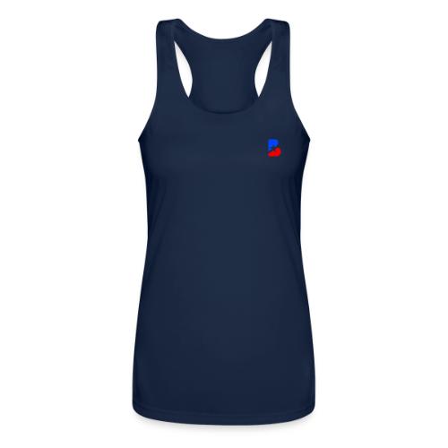 Logo Borinqueno Bicolor - Women’s Performance Racerback Tank Top