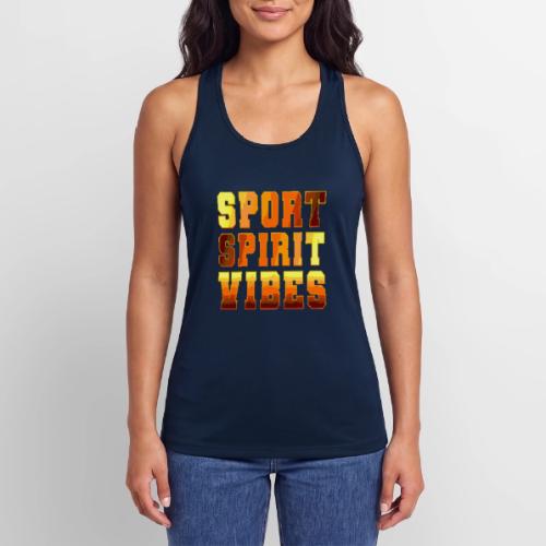 Sport Spirit Vibes Gradient - Women’s Performance Racerback Tank Top
