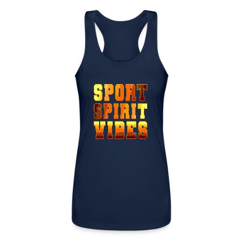 Sport Spirit Vibes Gradient - Women’s Performance Racerback Tank Top