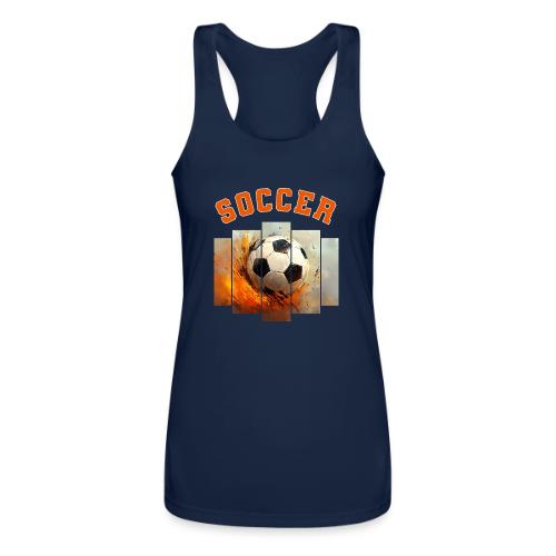 Soccer Iconic Touch - Women’s Performance Racerback Tank Top