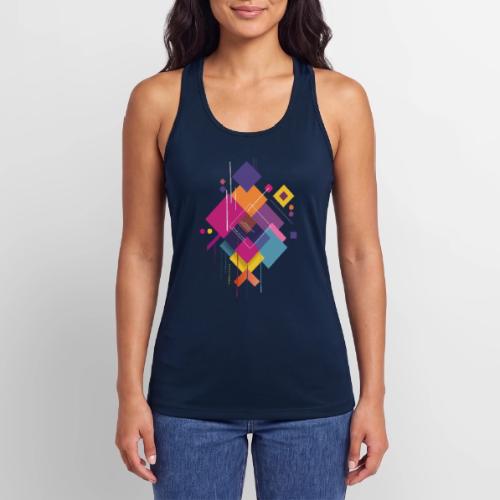 Vibrant Geometry - Women’s Performance Racerback Tank Top