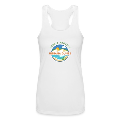 Love & Protect the Indiana Dunes - Women’s Performance Racerback Tank Top