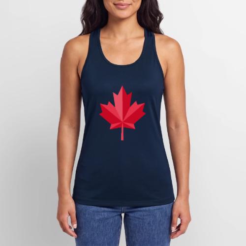 Canadian red maple leaf - Women’s Performance Racerback Tank Top