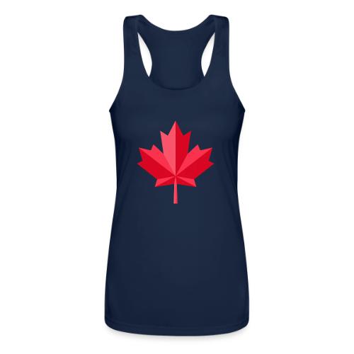 Canadian red maple leaf - Women’s Performance Racerback Tank Top