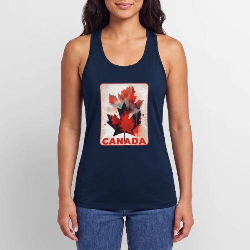 Canada Inked Leaf - Women’s Performance Racerback Tank Top