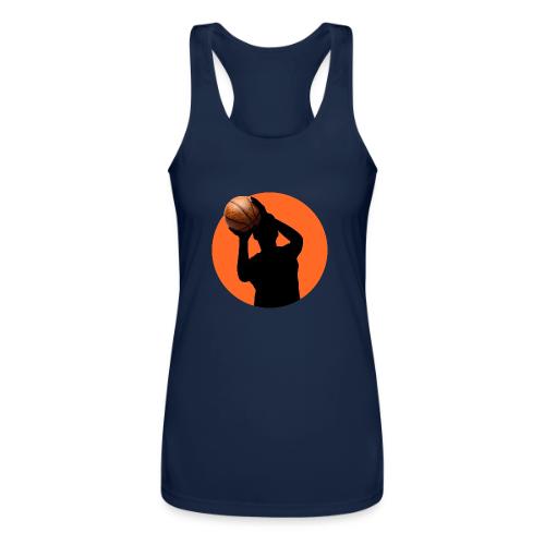 Basketball: Focused Precision - Women’s Performance Racerback Tank Top