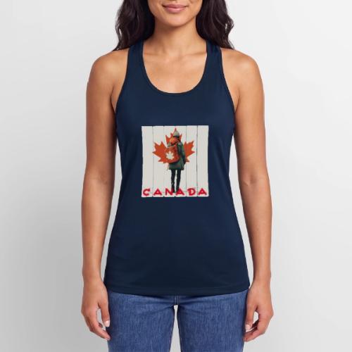 Canada: Proud Canadian Woman - Women’s Performance Racerback Tank Top