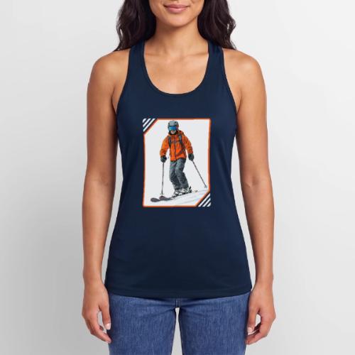 Skiing Thrill Ride - Women’s Performance Racerback Tank Top