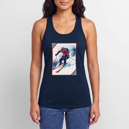 Skiing is Life - Women’s Performance Racerback Tank Top