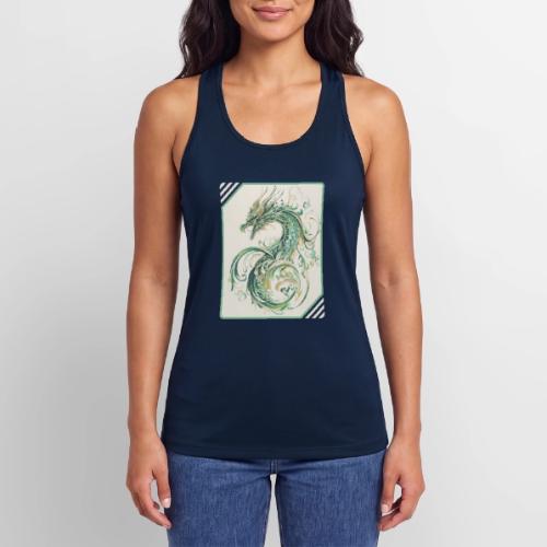 Brush of the Dragon - Women’s Performance Racerback Tank Top