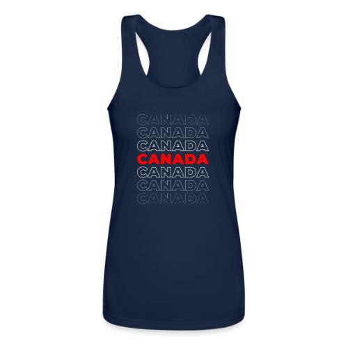 True North Tribute – Canada - Women’s Performance Racerback Tank Top