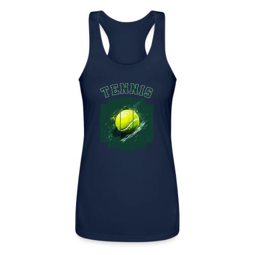 Tennis Motion - Women’s Performance Racerback Tank Top