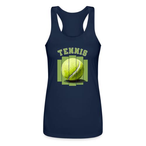 Tennis Minimal - Women’s Performance Racerback Tank Top