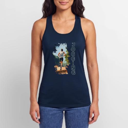 Jogging Vibes - Women’s Performance Racerback Tank Top