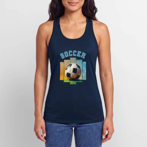 Soccer Ball Vibes - Women’s Performance Racerback Tank Top