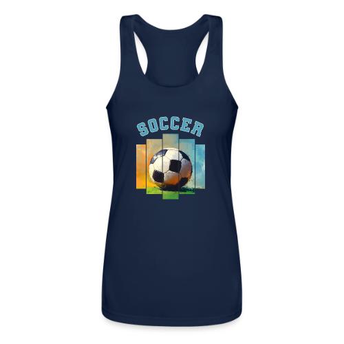 Soccer Ball Vibes - Women’s Performance Racerback Tank Top