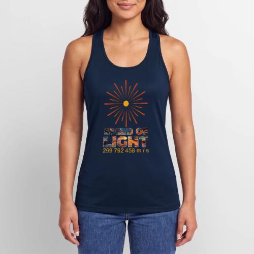 Speed of light - Women’s Performance Racerback Tank Top