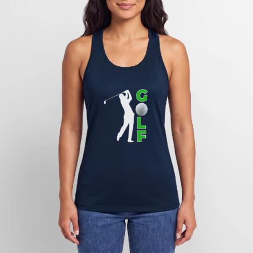 Golf: Classic Golf Motion - Women’s Performance Racerback Tank Top