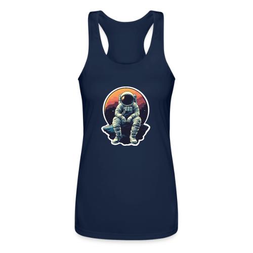 Astronaut in the Void - Women’s Performance Racerback Tank Top
