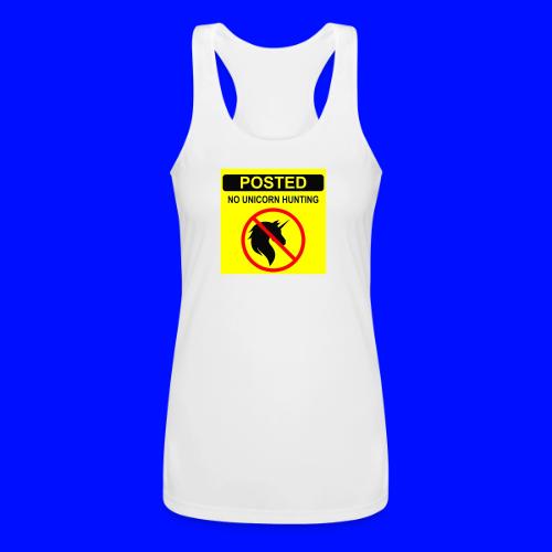 Posted Unicorn Hunting 3color - Women’s Performance Racerback Tank Top