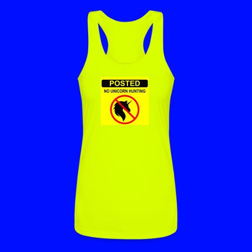 Posted Unicorn Hunting 3color - Women’s Performance Racerback Tank Top