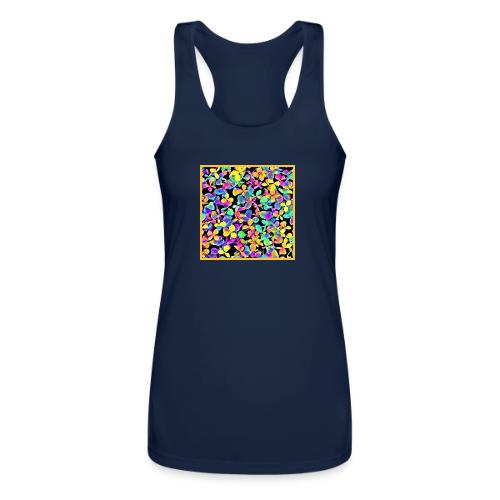 Stylish Foliage Leafy Elegance - Women’s Performance Racerback Tank Top