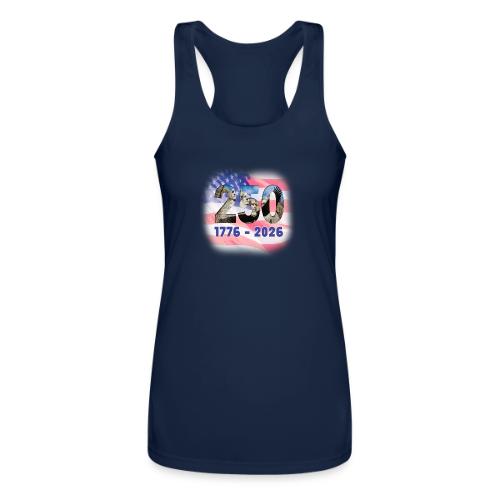 1776 - 2026 | 250 Years USA - Women’s Performance Racerback Tank Top