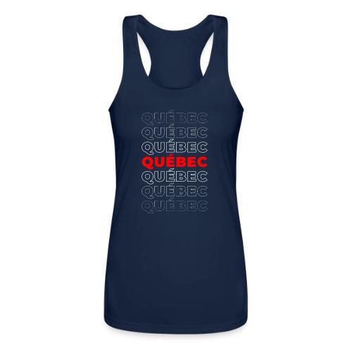 Quebec Declaration - Women’s Performance Racerback Tank Top
