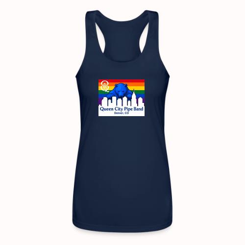 Big Blue Bear - Women’s Performance Racerback Tank Top